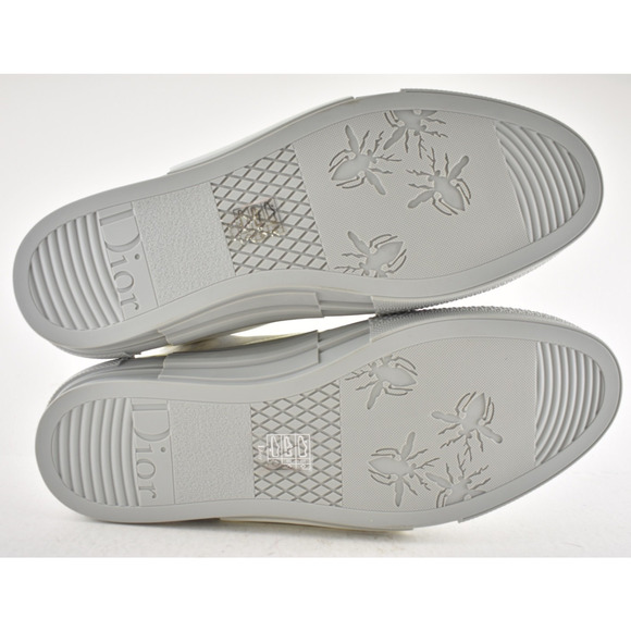 Dior Mens B23 Grey Oblique Logo Transparent High Top Lace Up Flat Sneaker 44 11 - Picture 12 of 12